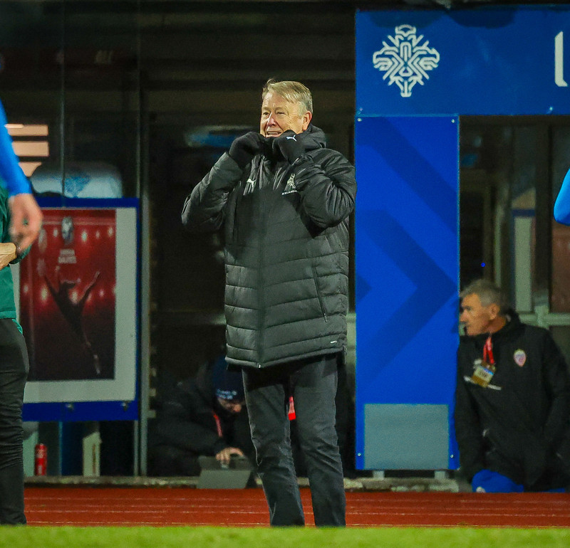 Hareide hefur stýrt Íslandi í átta leikjum.