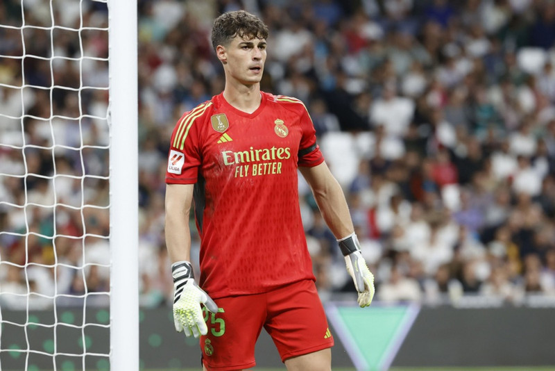 Kepa í leik með Real Madrid.