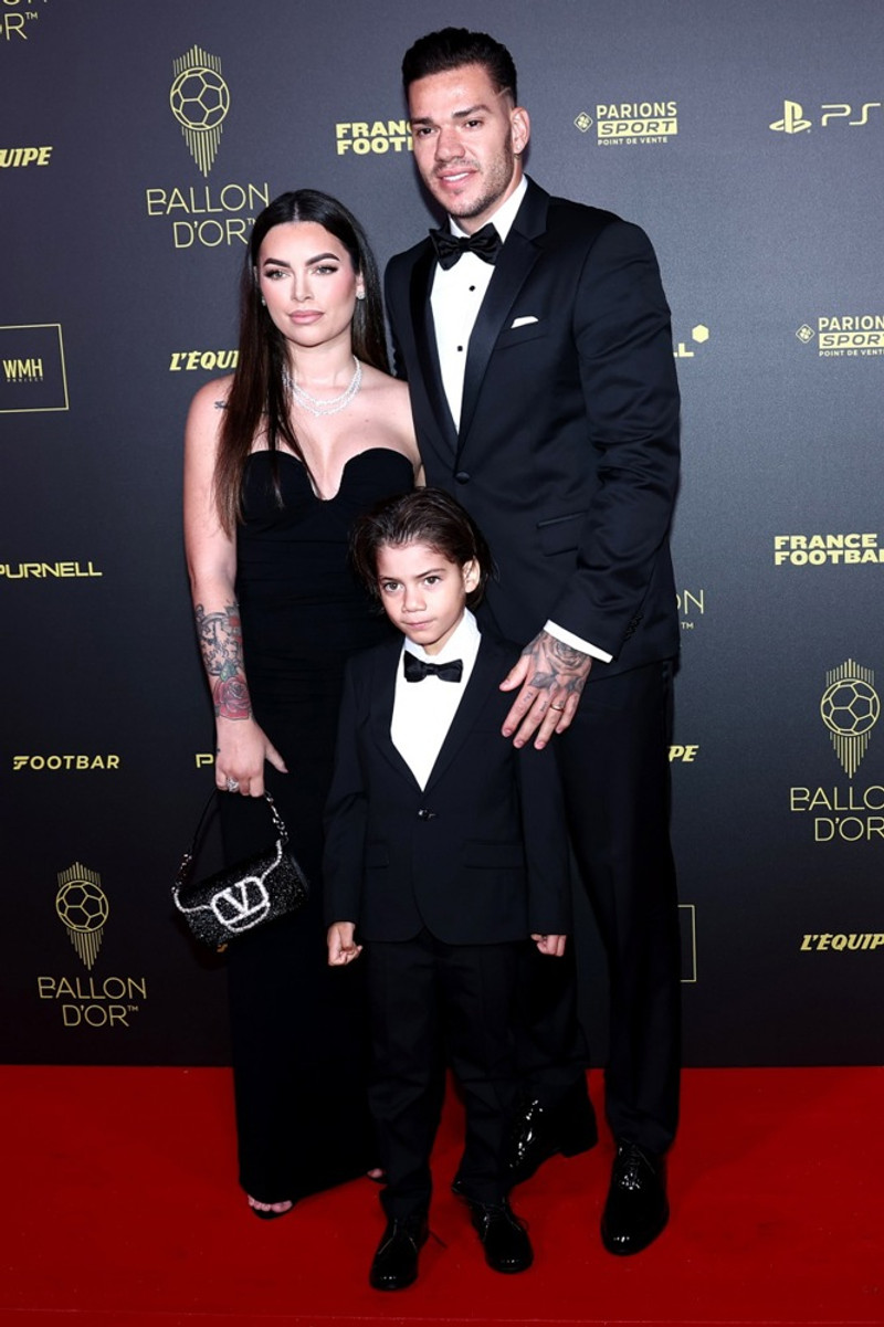 Ederson og fjölskylda.