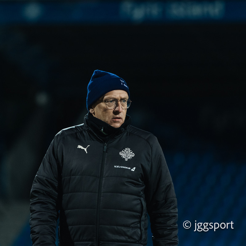 Þorsteinn Halldórsson landsliðsþjálfari.