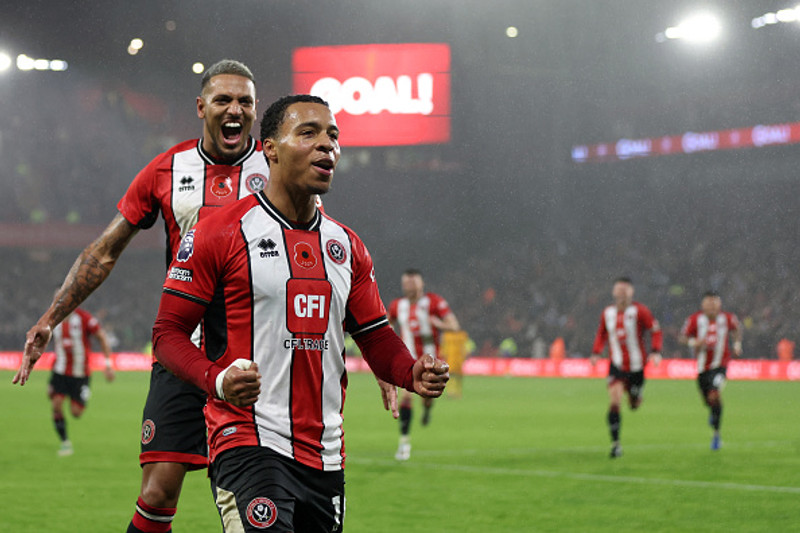 <b>Sóknarmaður: Cameron Archer (Sheffield United)</b> - Skoraði frábært mark gegn Úlfunum.