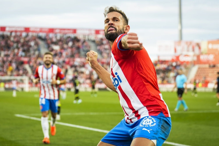 Christian Stuani skoraði draugamark úr vítaspyrnu en það var dæmt sem klúður