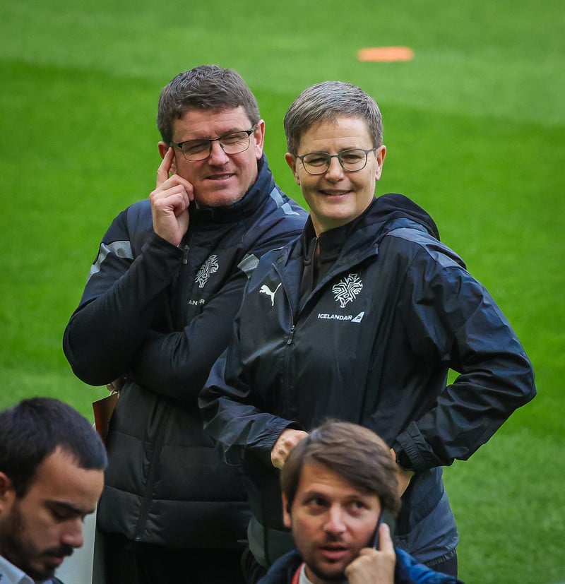 Portúgalskt partí á vellinum þar sem allt snýst um Ronaldo