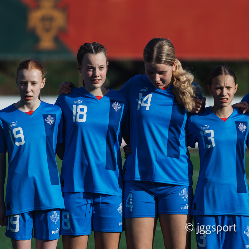 Myndaveisla 2: U15 tapaði gegn Portúgal í fyrradag