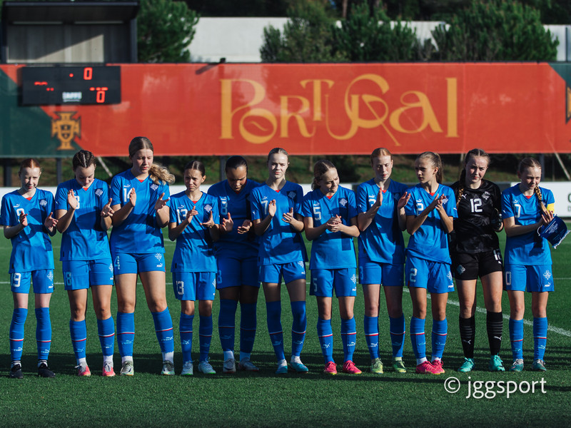 Myndaveisla 2: U15 tapaði gegn Portúgal í fyrradag