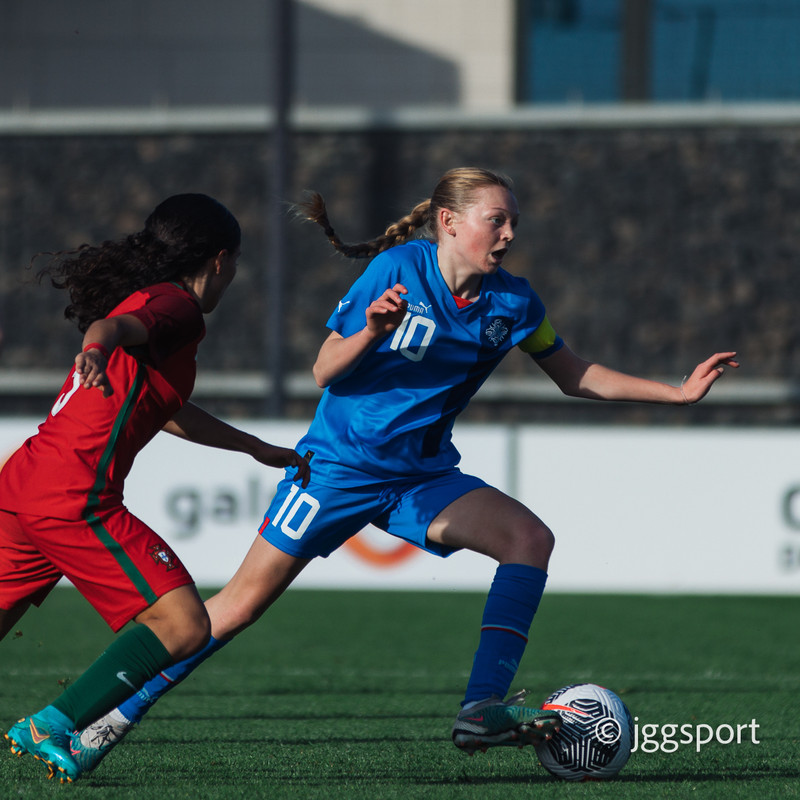 Myndaveisla 2: U15 tapaði gegn Portúgal í fyrradag