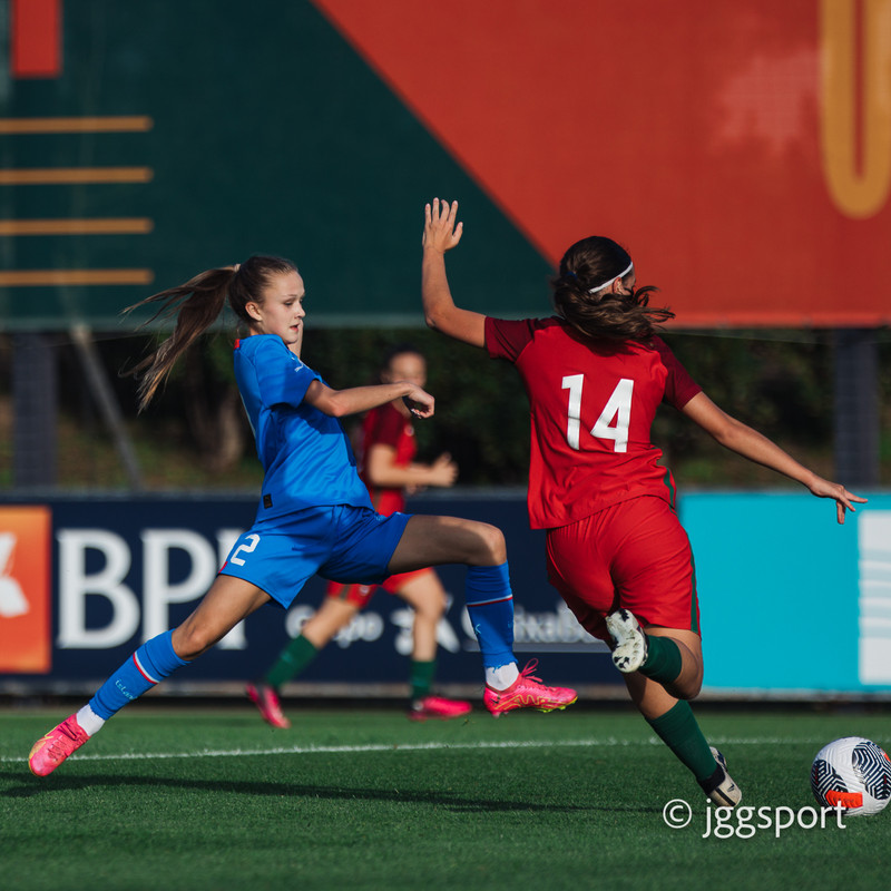 Myndaveisla 2: U15 tapaði gegn Portúgal í fyrradag