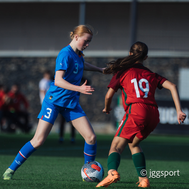 Myndaveisla 2: U15 tapaði gegn Portúgal í fyrradag