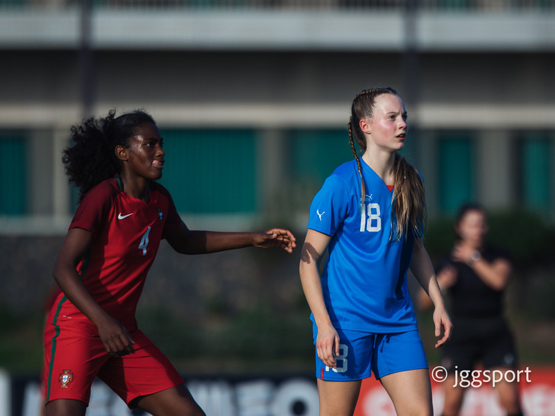Myndaveisla 2: U15 tapaði gegn Portúgal í fyrradag