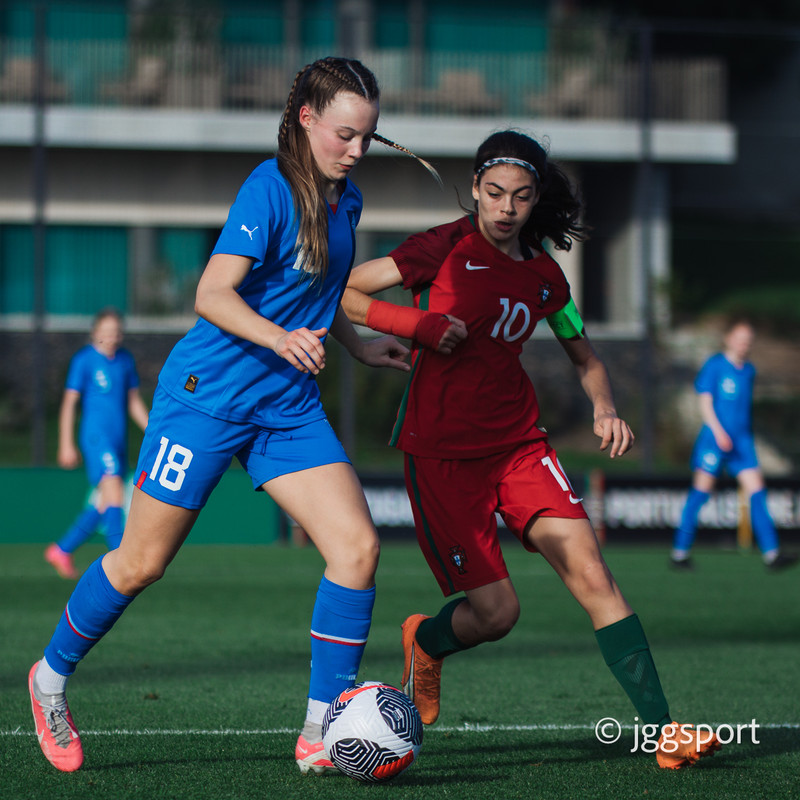 Myndaveisla 2: U15 tapaði gegn Portúgal í fyrradag