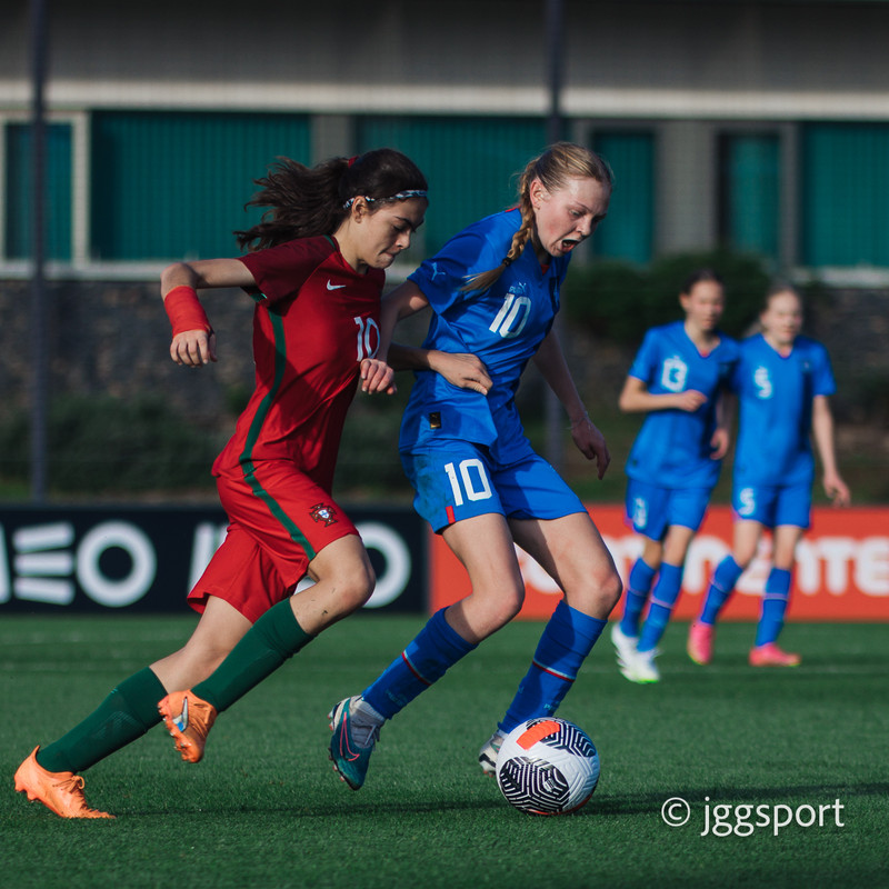 Myndaveisla 2: U15 tapaði gegn Portúgal í fyrradag