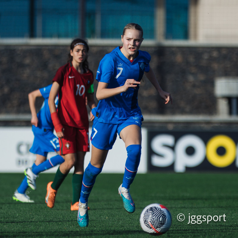 Myndaveisla 2: U15 tapaði gegn Portúgal í fyrradag