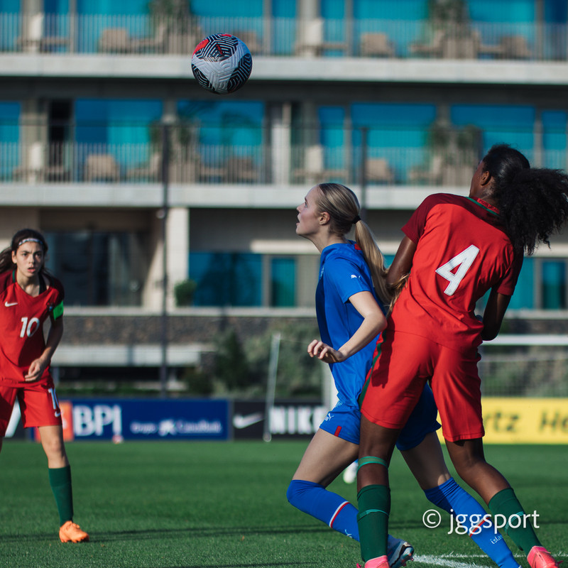 Myndaveisla 2: U15 tapaði gegn Portúgal í fyrradag