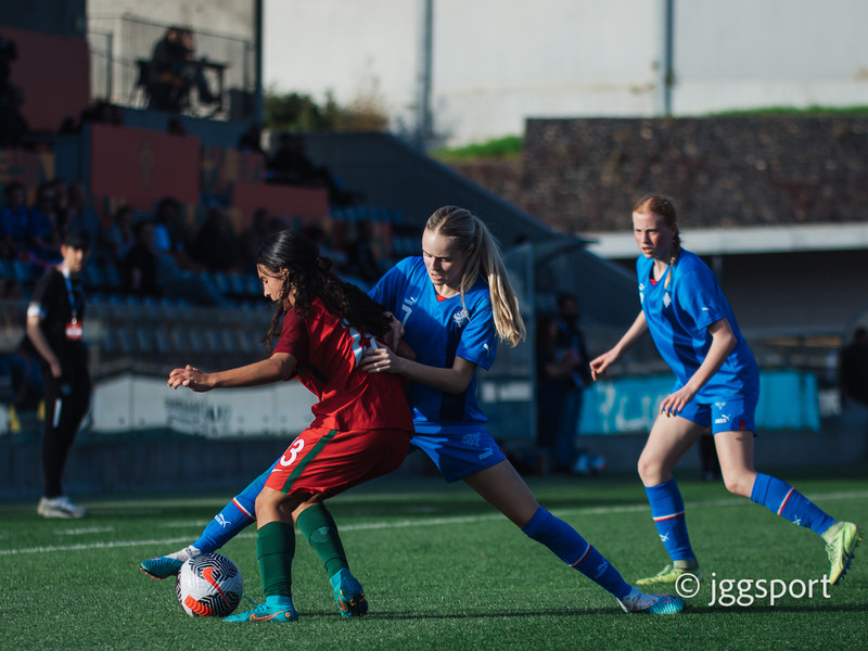 Myndaveisla 2: U15 tapaði gegn Portúgal í fyrradag