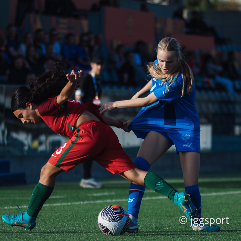 Myndaveisla 2: U15 tapaði gegn Portúgal í fyrradag