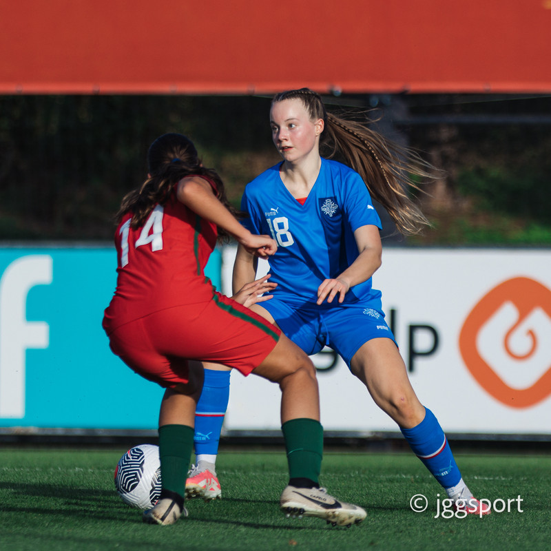 Myndaveisla 2: U15 tapaði gegn Portúgal í fyrradag