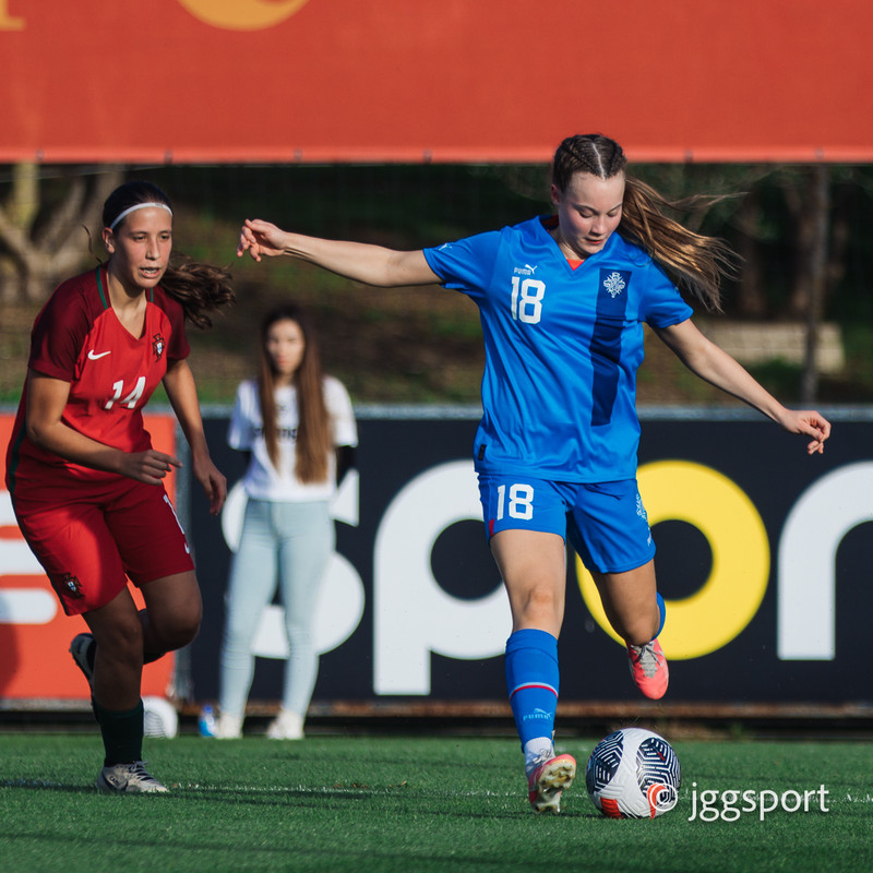 Myndaveisla 2: U15 tapaði gegn Portúgal í fyrradag