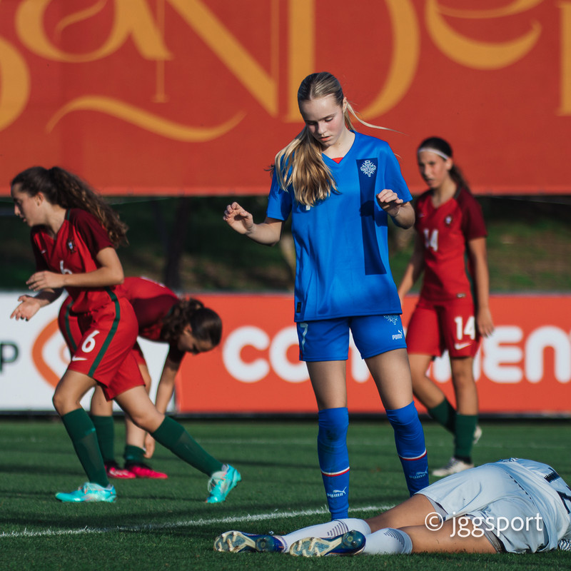 Myndaveisla 2: U15 tapaði gegn Portúgal í fyrradag