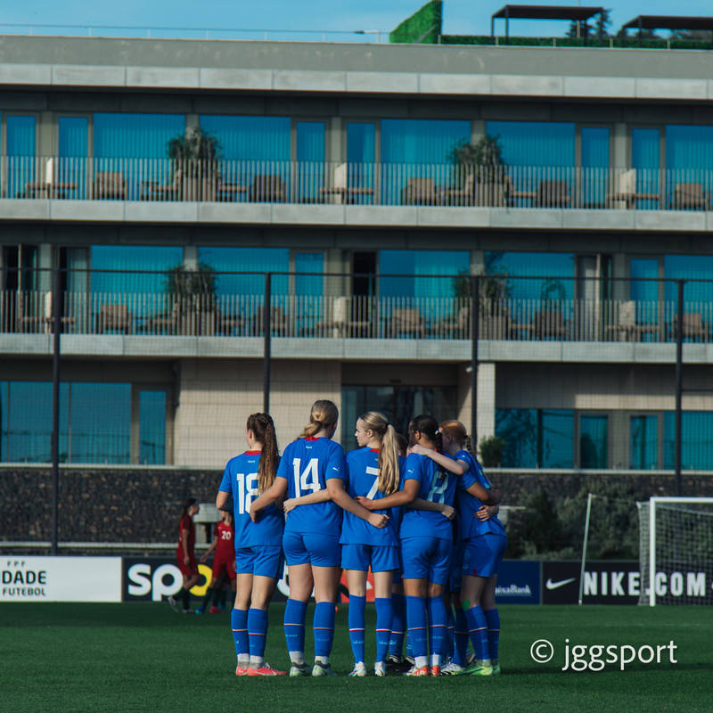 Myndaveisla 2: U15 tapaði gegn Portúgal í fyrradag