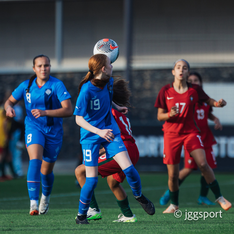 Myndaveisla 2: U15 tapaði gegn Portúgal í fyrradag