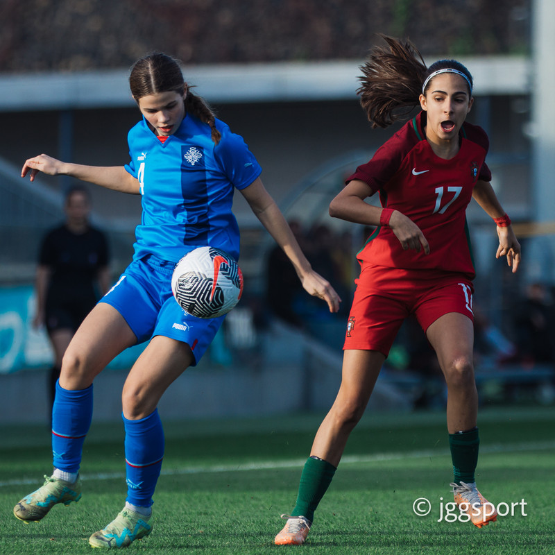 Myndaveisla 2: U15 tapaði gegn Portúgal í fyrradag