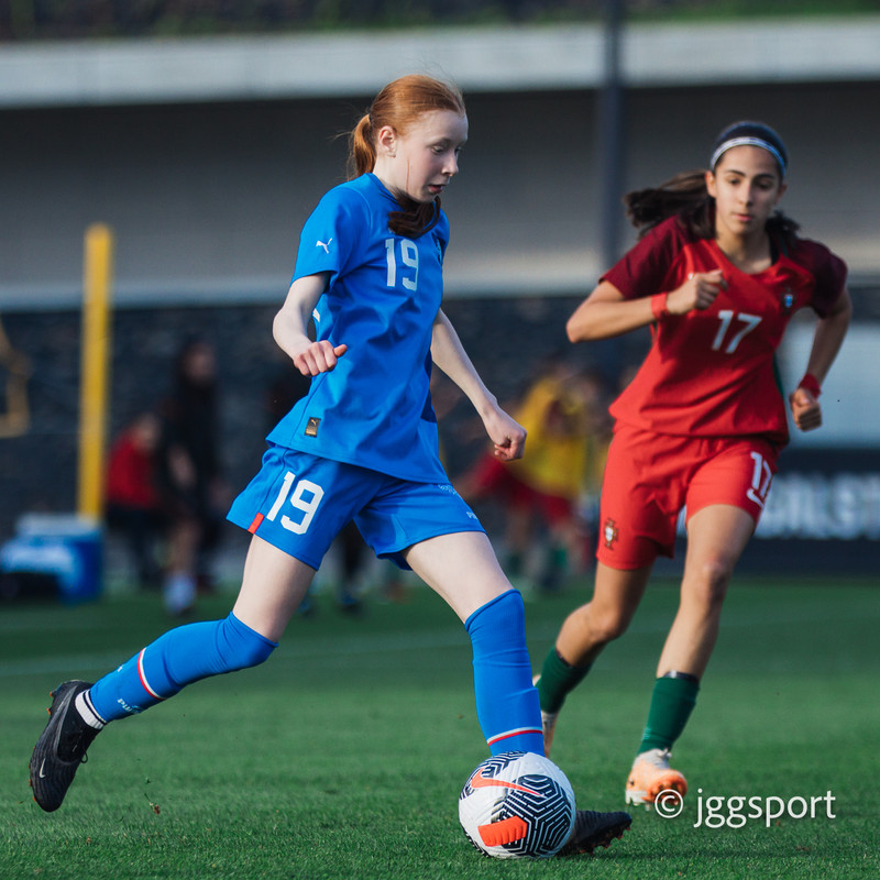 Myndaveisla 2: U15 tapaði gegn Portúgal í fyrradag