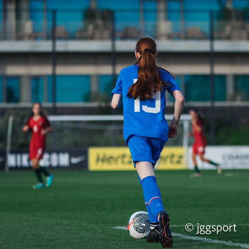 Myndaveisla 2: U15 tapaði gegn Portúgal í fyrradag