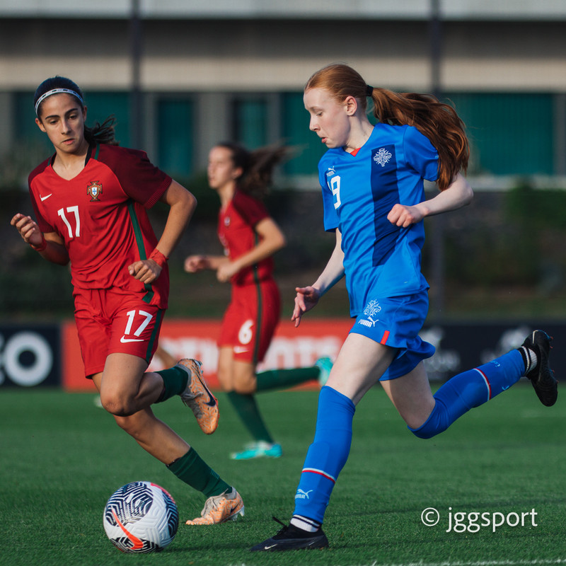 Myndaveisla 2: U15 tapaði gegn Portúgal í fyrradag
