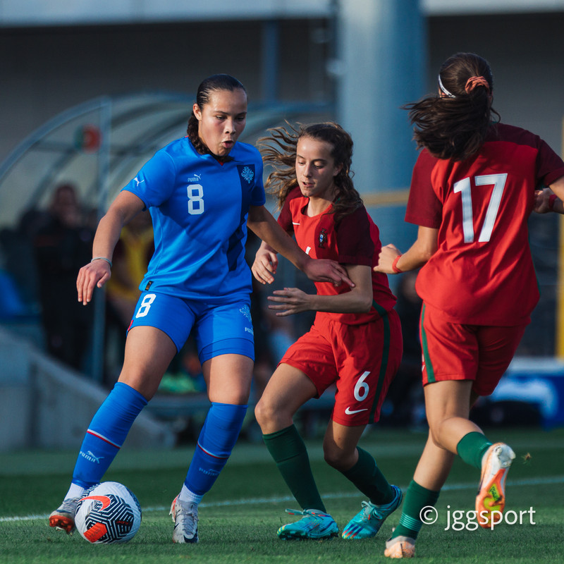 Myndaveisla 2: U15 tapaði gegn Portúgal í fyrradag
