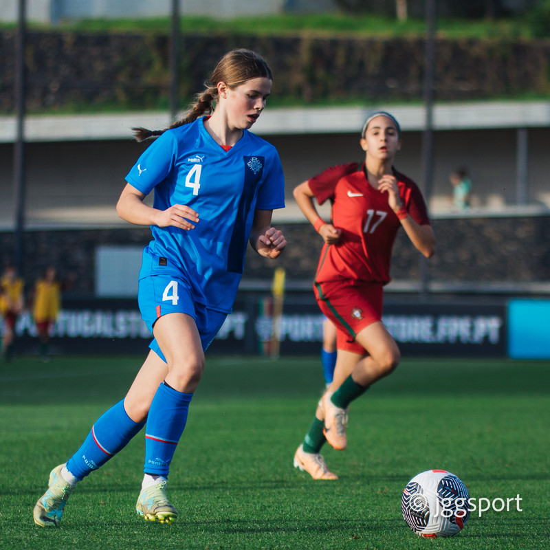 Myndaveisla 2: U15 tapaði gegn Portúgal í fyrradag
