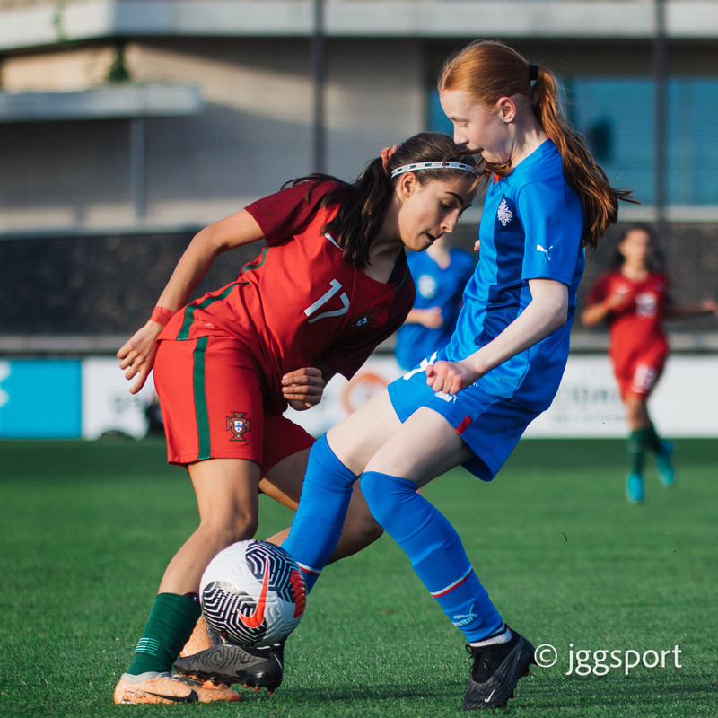Myndaveisla 2: U15 tapaði gegn Portúgal í fyrradag