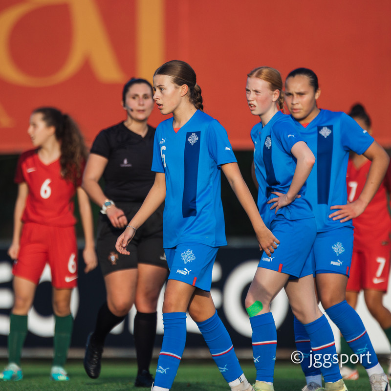 Myndaveisla 2: U15 tapaði gegn Portúgal í fyrradag