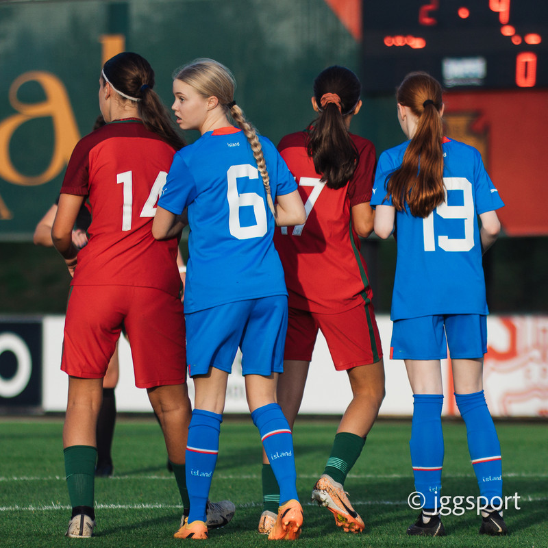 Myndaveisla 2: U15 tapaði gegn Portúgal í fyrradag