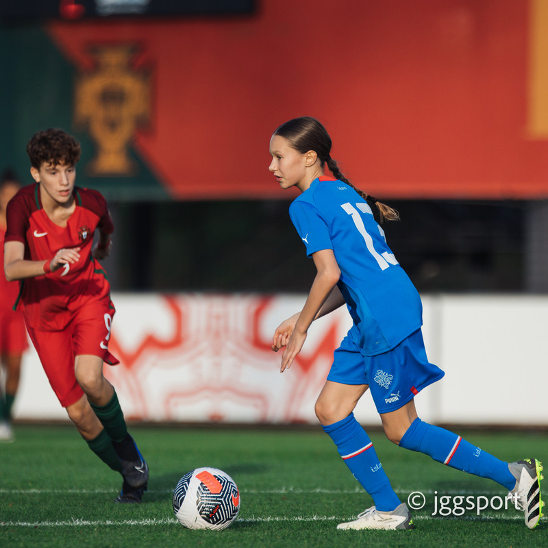 Myndaveisla 2: U15 tapaði gegn Portúgal í fyrradag