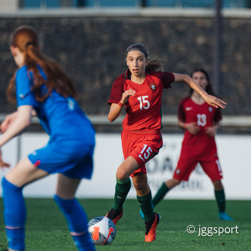 Myndaveisla 2: U15 tapaði gegn Portúgal í fyrradag