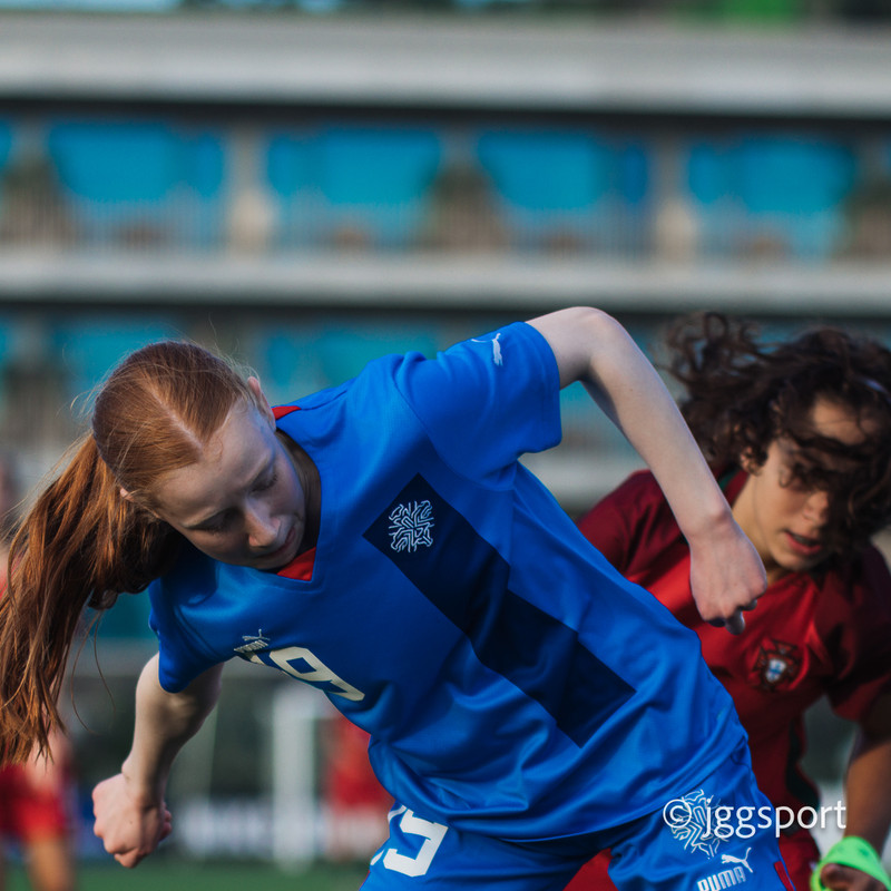 Myndaveisla 2: U15 tapaði gegn Portúgal í fyrradag