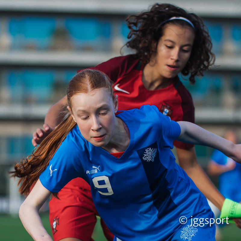 Myndaveisla 2: U15 tapaði gegn Portúgal í fyrradag