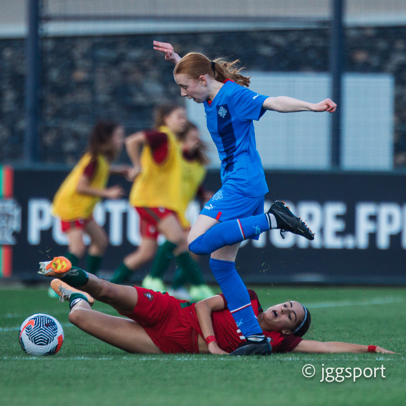 Myndaveisla 2: U15 tapaði gegn Portúgal í fyrradag