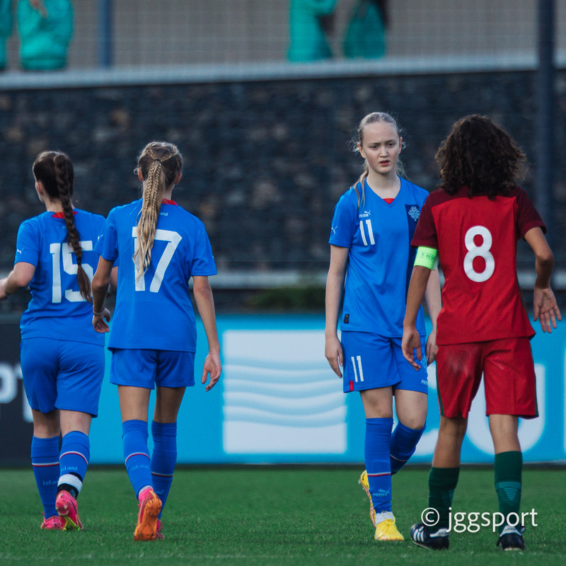 Myndaveisla 2: U15 tapaði gegn Portúgal í fyrradag
