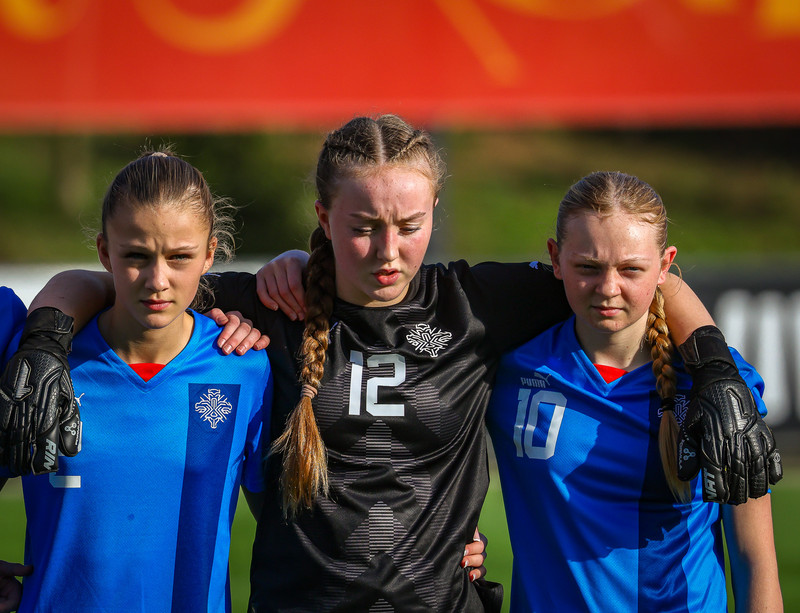 Myndaveisla 1: U15 tapaði gegn Portúgal í fyrradag