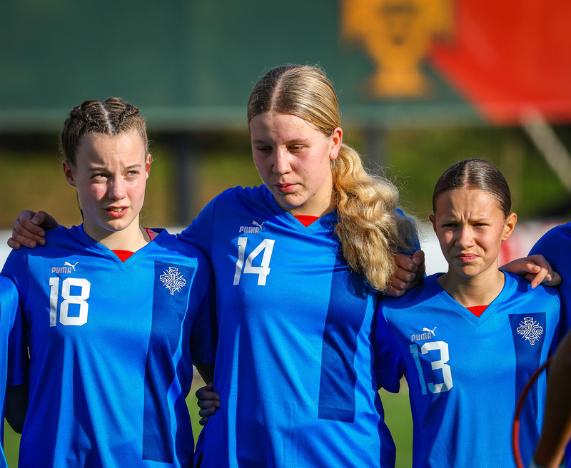 Myndaveisla 1: U15 tapaði gegn Portúgal í fyrradag