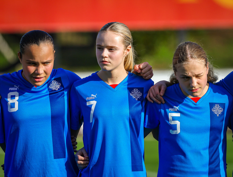 Myndaveisla 1: U15 tapaði gegn Portúgal í fyrradag