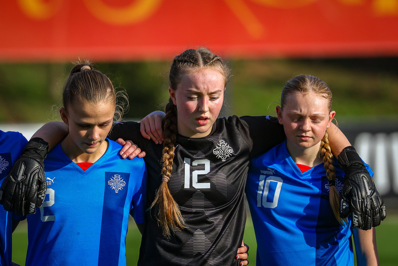 Myndaveisla 1: U15 tapaði gegn Portúgal í fyrradag