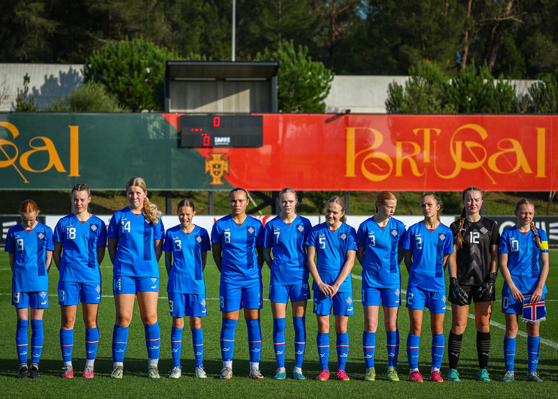 Myndaveisla 1: U15 tapaði gegn Portúgal í fyrradag