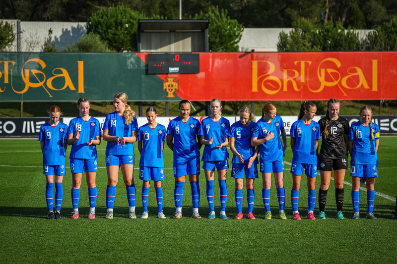 Myndaveisla 1: U15 tapaði gegn Portúgal í fyrradag