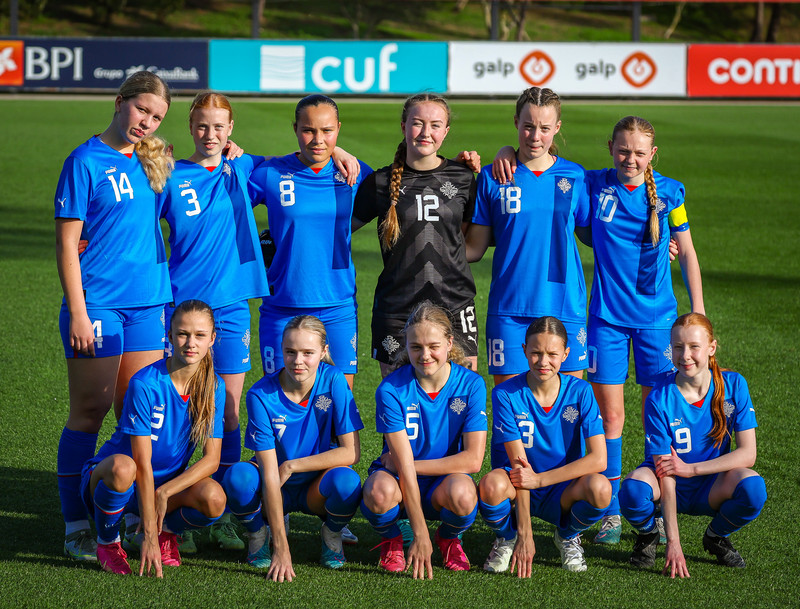 Myndaveisla 1: U15 tapaði gegn Portúgal í fyrradag