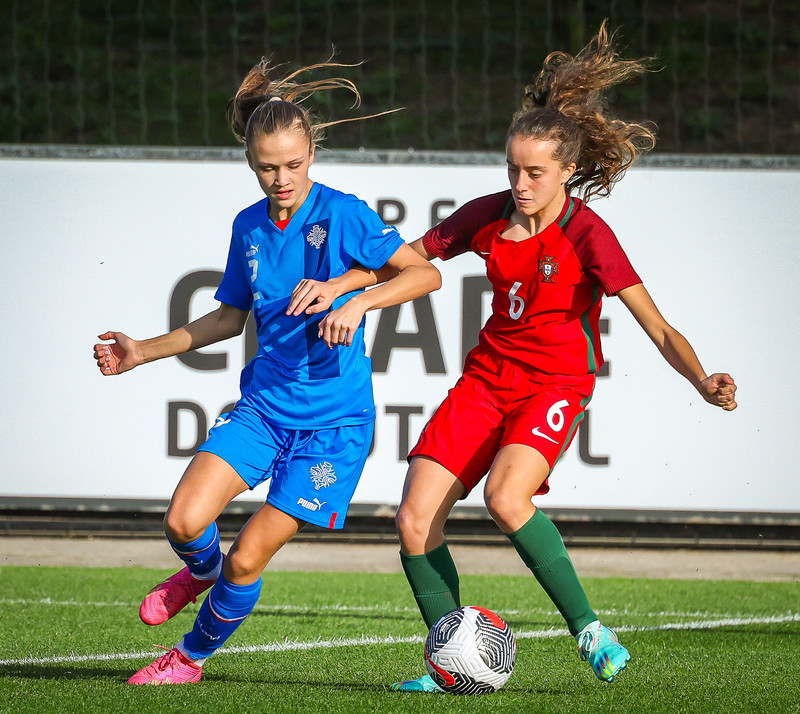 Myndaveisla 1: U15 tapaði gegn Portúgal í fyrradag