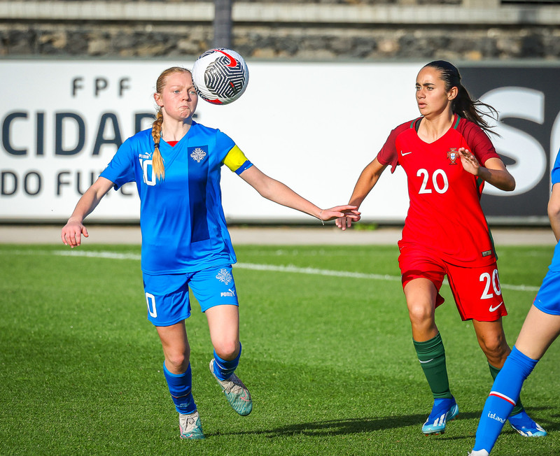 Myndaveisla 1: U15 tapaði gegn Portúgal í fyrradag