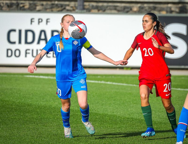 Myndaveisla 1: U15 tapaði gegn Portúgal í fyrradag