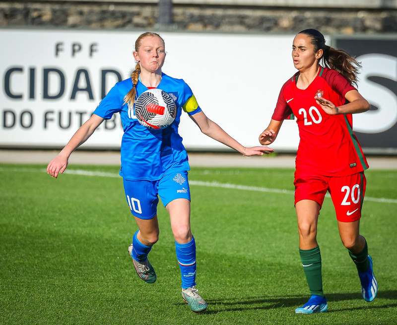 Myndaveisla 1: U15 tapaði gegn Portúgal í fyrradag